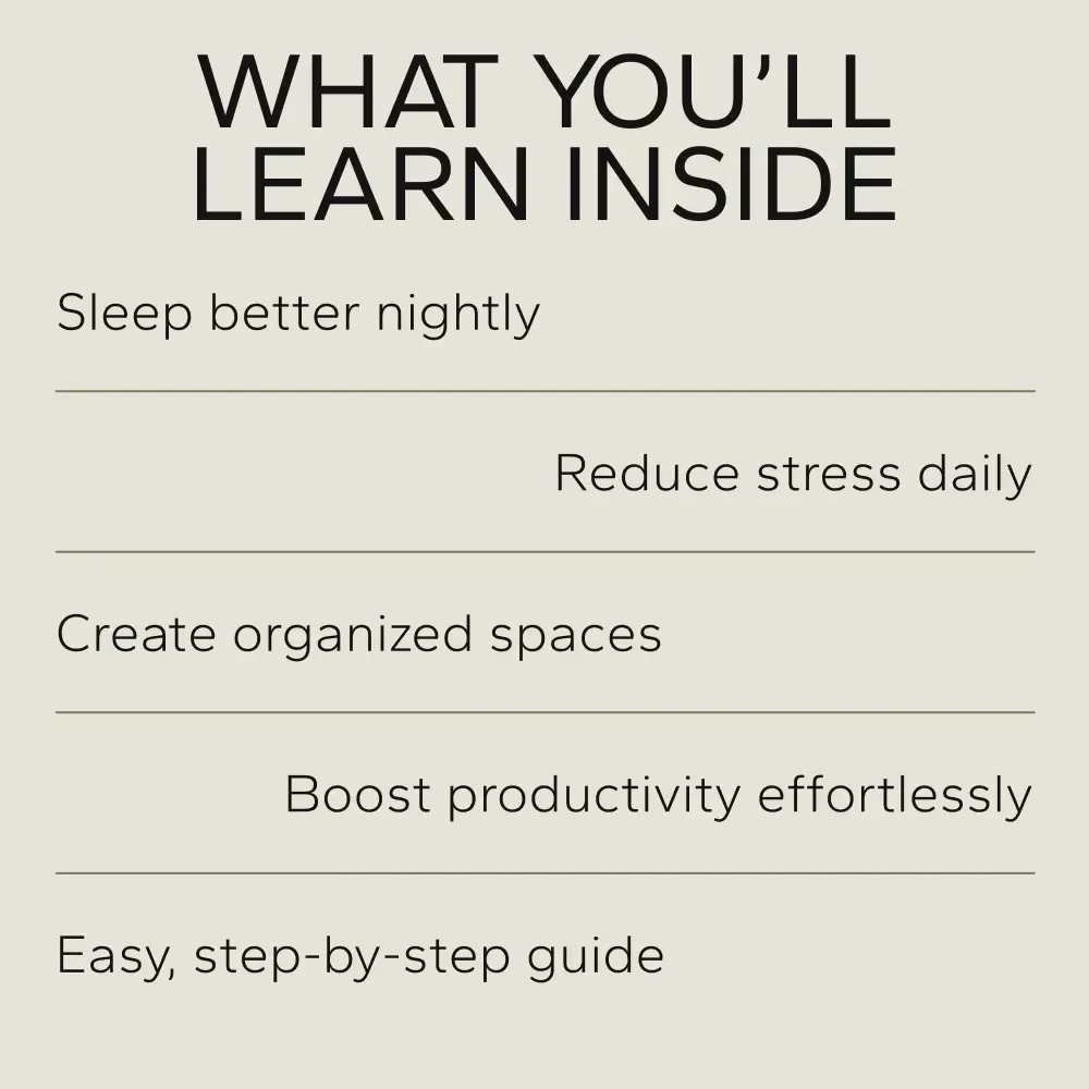 The No-Panic Declutter Toolkit: Digital Downloads for Calm and Clear Living Spaces