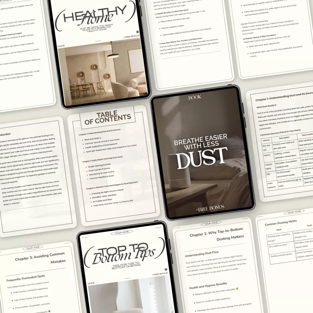 The Everyday Dust Control Bundle: 3 in 1 Guide to a Dust-Free Home