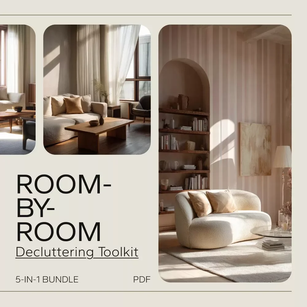 Room-by-Room Decluttering Toolkit: Your Complete Digital Bundle to Declutter Your Home