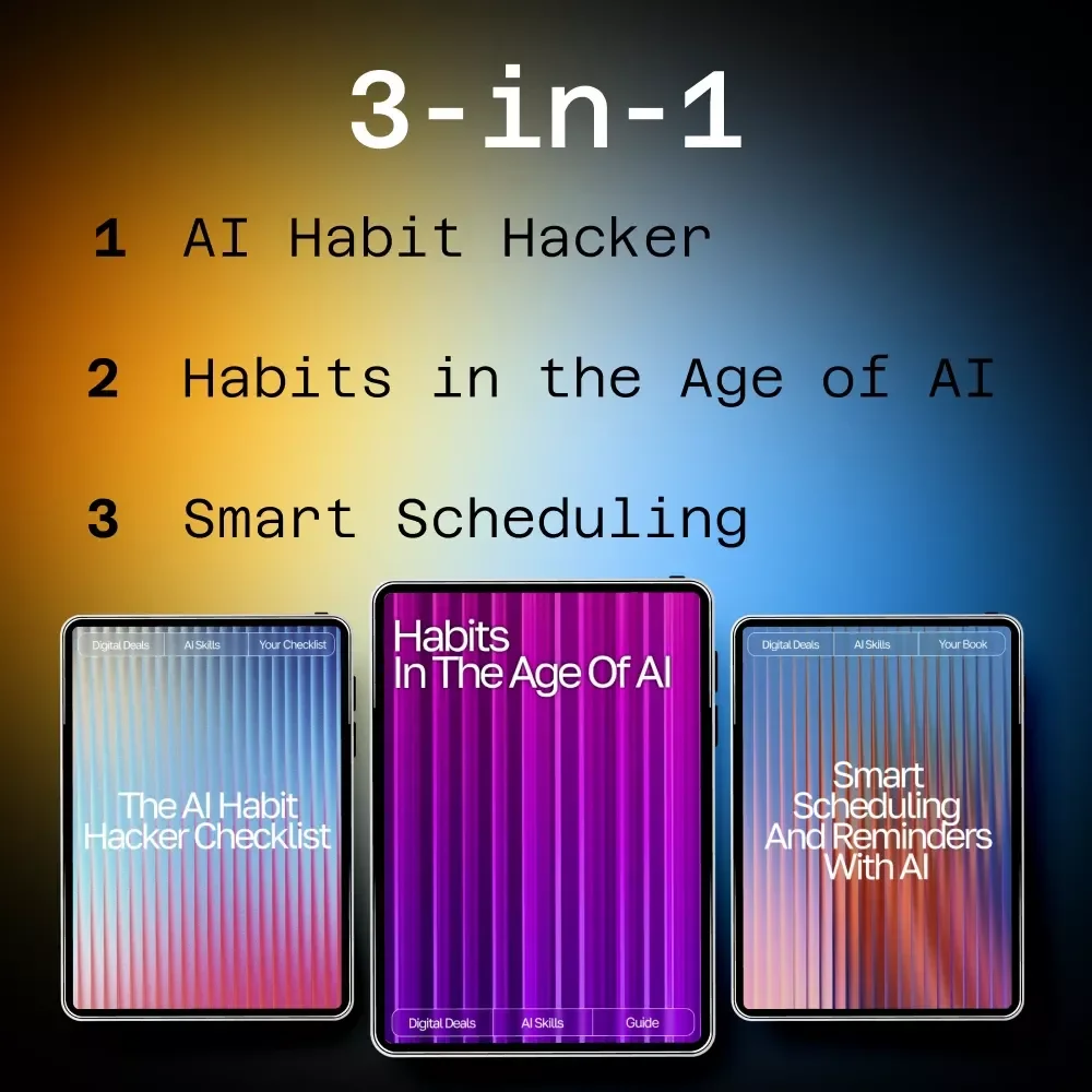 AI-Powered Consistency & Growth Bundle | ai tools for habit and routine tracking
