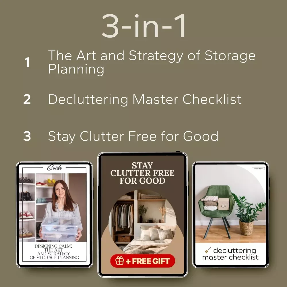 A Habit System for a Clutter-Free Home: 3-in-1 Bundle of Guides, Checklists & eBooks