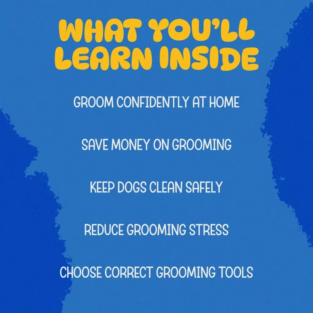 Dog Grooming Essentials Bundle – 4-in-1 Digital Download, Guides, eBook & Checklist for Dog Grooming Basics