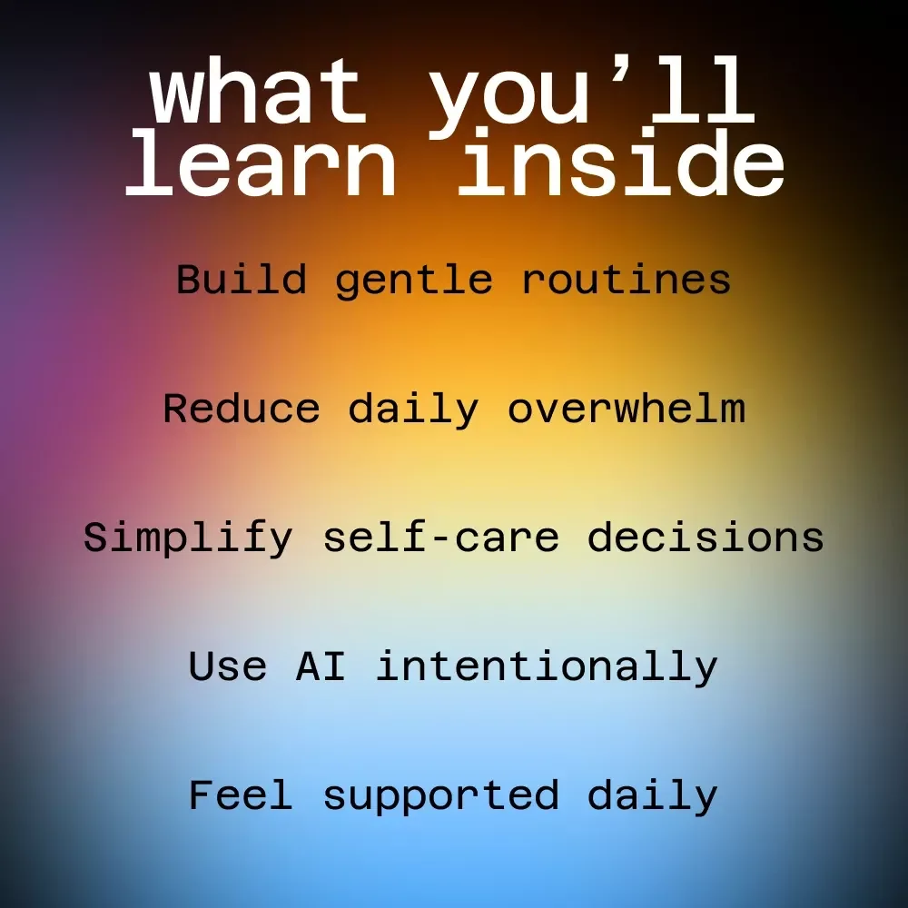 Comfort and Calm: AI Toolkit For Self-Care | ai self-care ideas for tough days