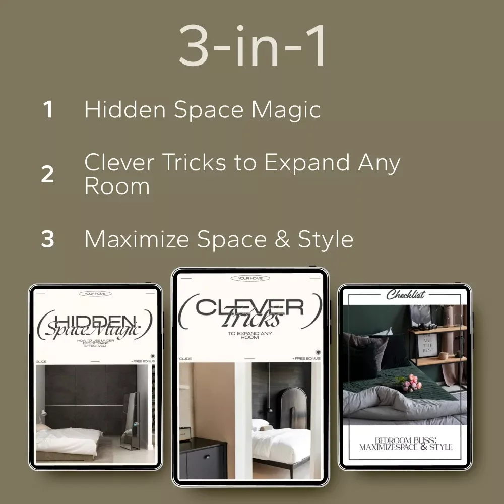Organizing Your Bedroom for Comfort and Space - 3 in 1 Digital Bundle