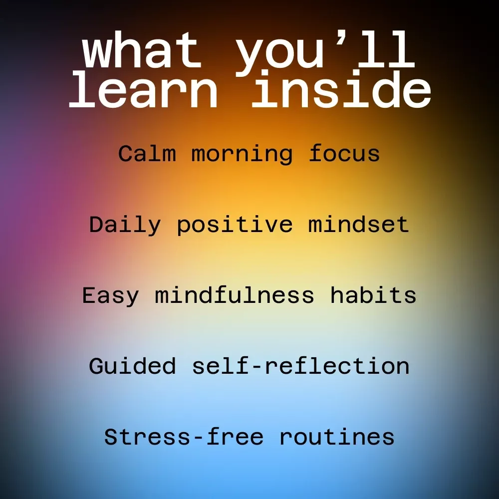 AI-Guided Intentional Morning Kit | 5-in-1 Bundle | ai help with morning mindfulness