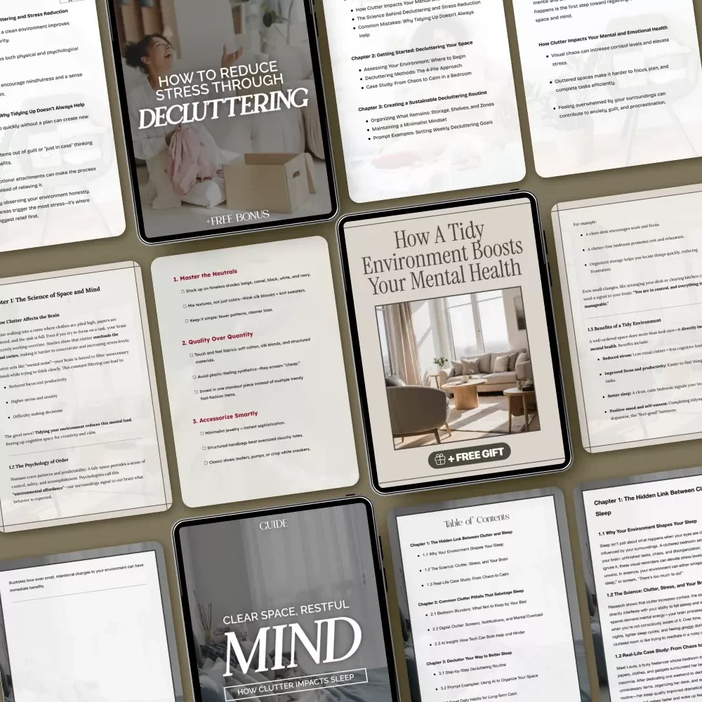 Clarity-First Home Organization Pack: How to Organize Your Home for Mental Clarity