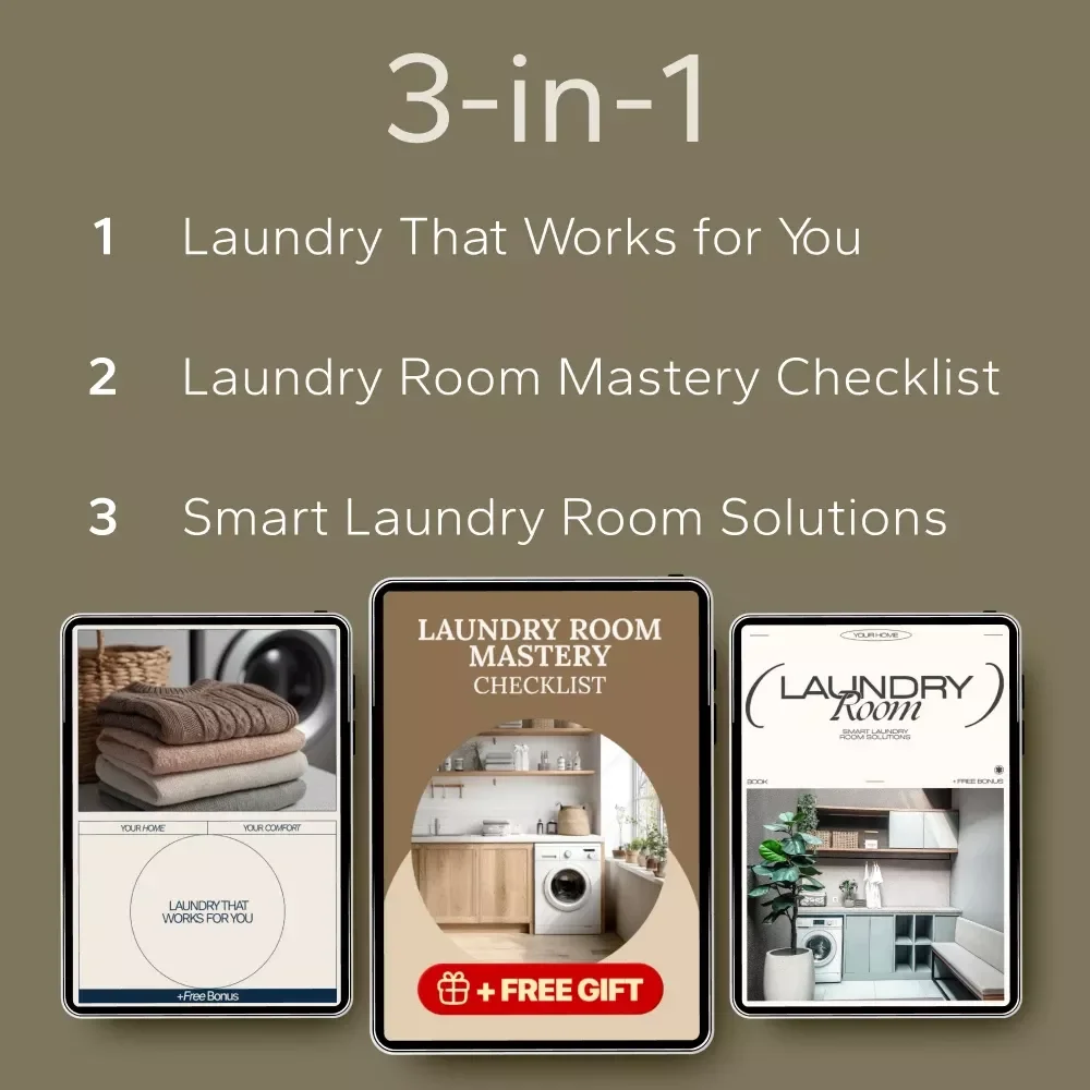 Designing a Laundry Space That Actually Works: 3-in-1 Digital Download Bundle