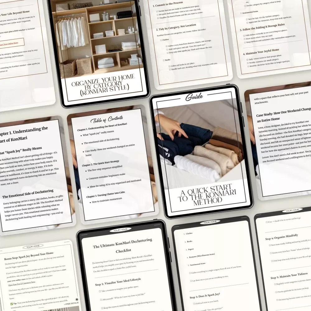 The KonMari Quick-Start Toolkit for Beginners: Declutter and Organize Your Home with Ease