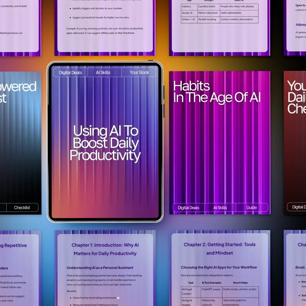 AI Tracking Toolkit for Building Long-Term Systems | 3-in-1 AI Productivity Bundle