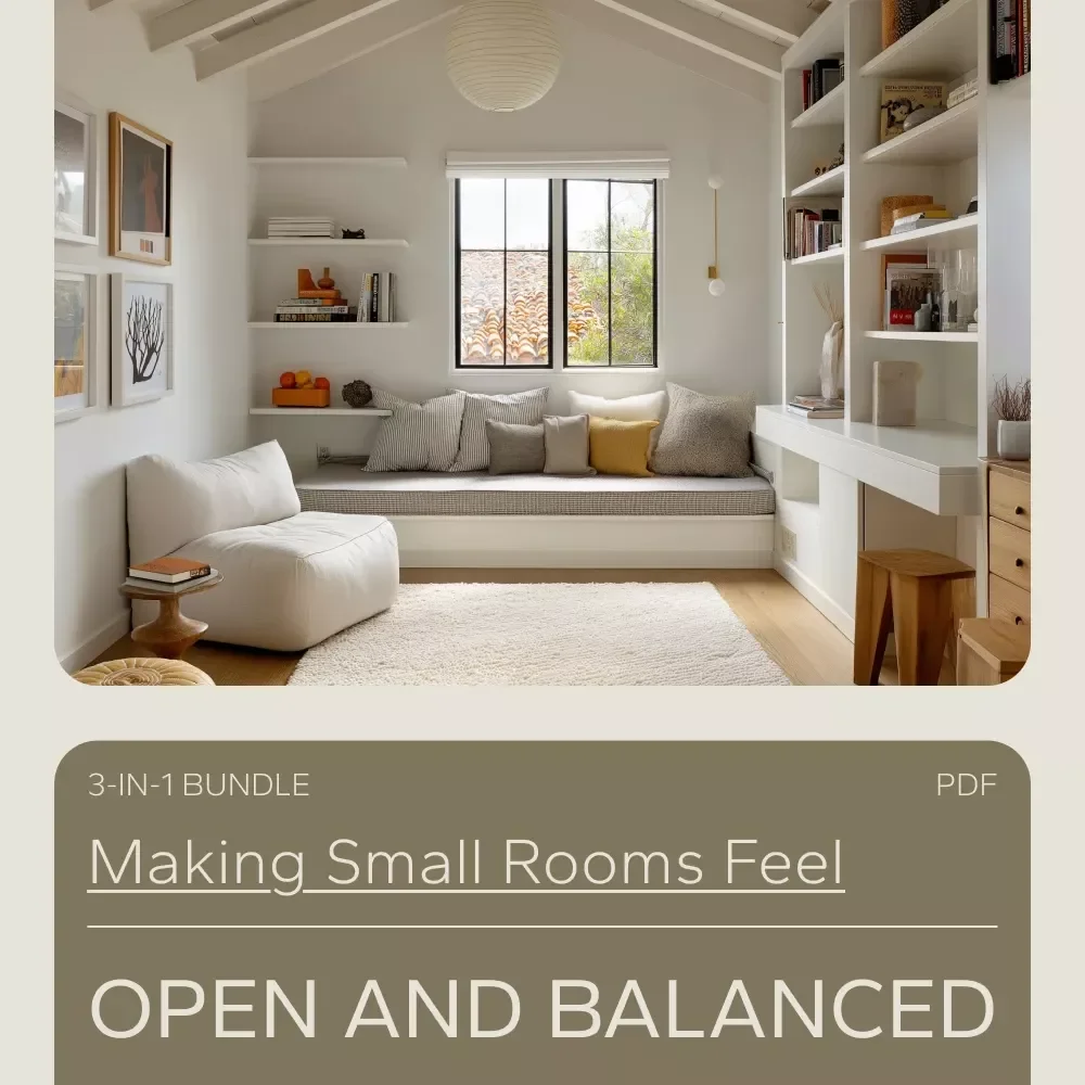 Making Small Rooms Feel Open and Balanced: 3-in-1 Bundle for Expanding Small Spaces