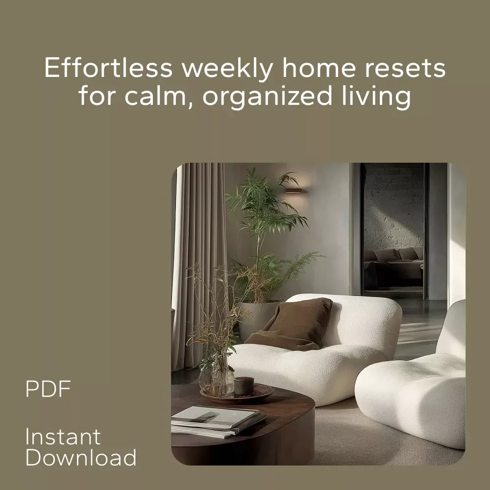Weekly Home Reset Methods That Stick: 3-in-1 Bundle for a Calm, Organized Home