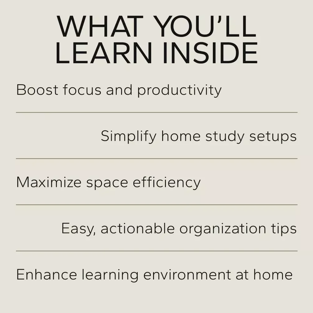 Creating Focused Learning Spaces at Home | 3-in-1 Digital Bundle for Kids' Study Zones