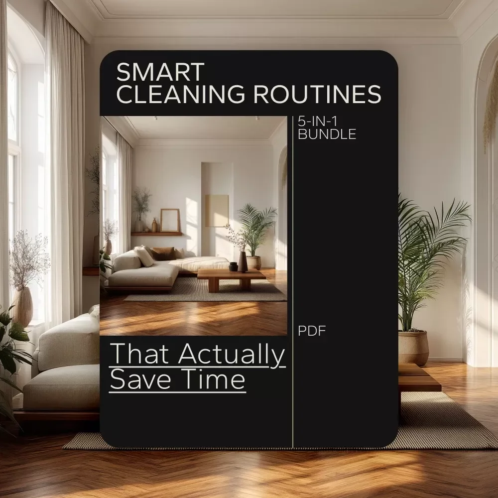 Smart Cleaning Routines That Actually Save Time: 4-in-1 Digital Bundle for Faster, Smarter Cleaning