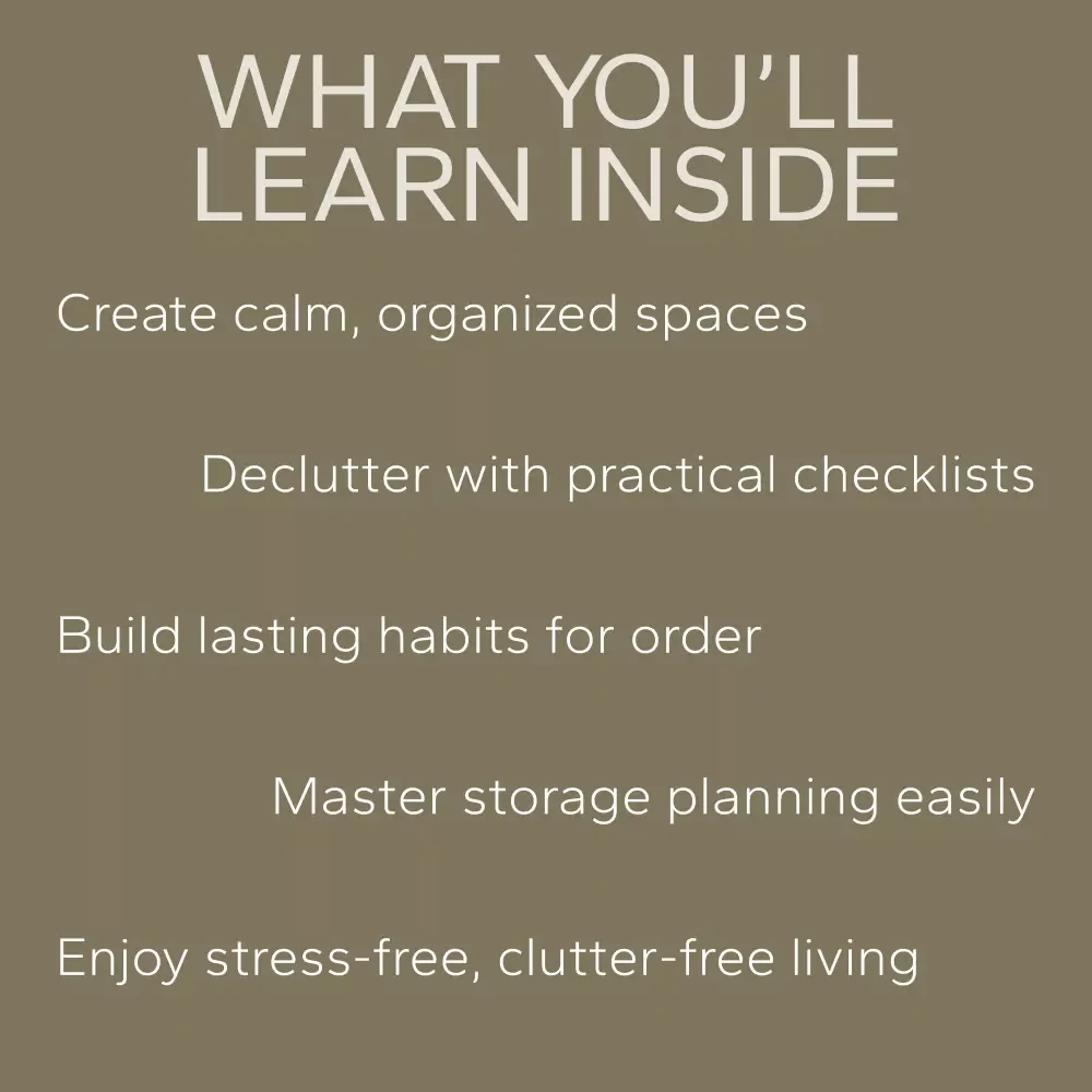 A Habit System for a Clutter-Free Home: 3-in-1 Bundle of Guides, Checklists & eBooks