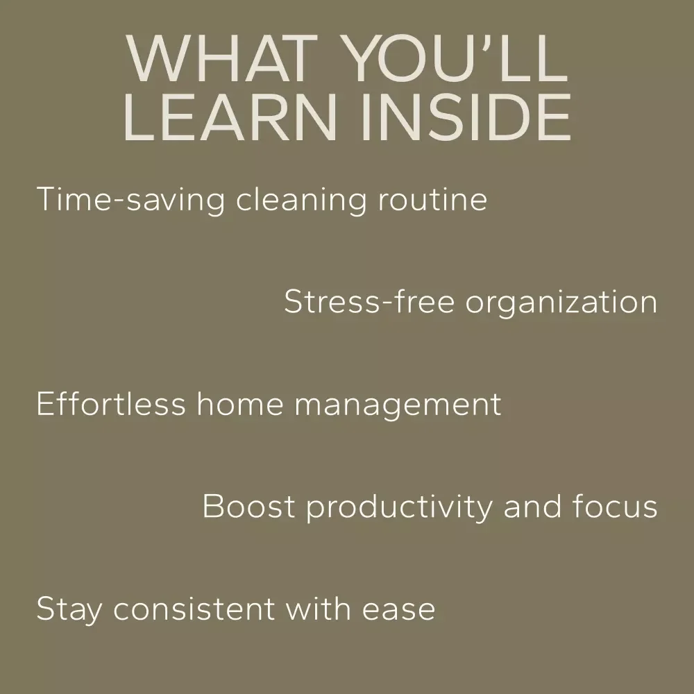 Cleaning Checklist System for Busy Weeks - 3 in 1 Bundle for Easy Home Organization