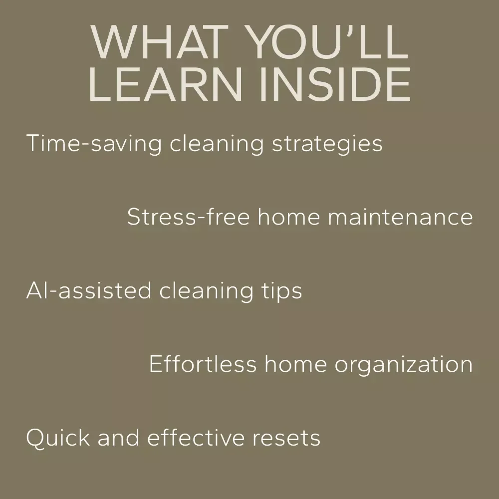 Smart Cleaning Routines That Actually Save Time: 4-in-1 Digital Bundle for Faster, Smarter Cleaning