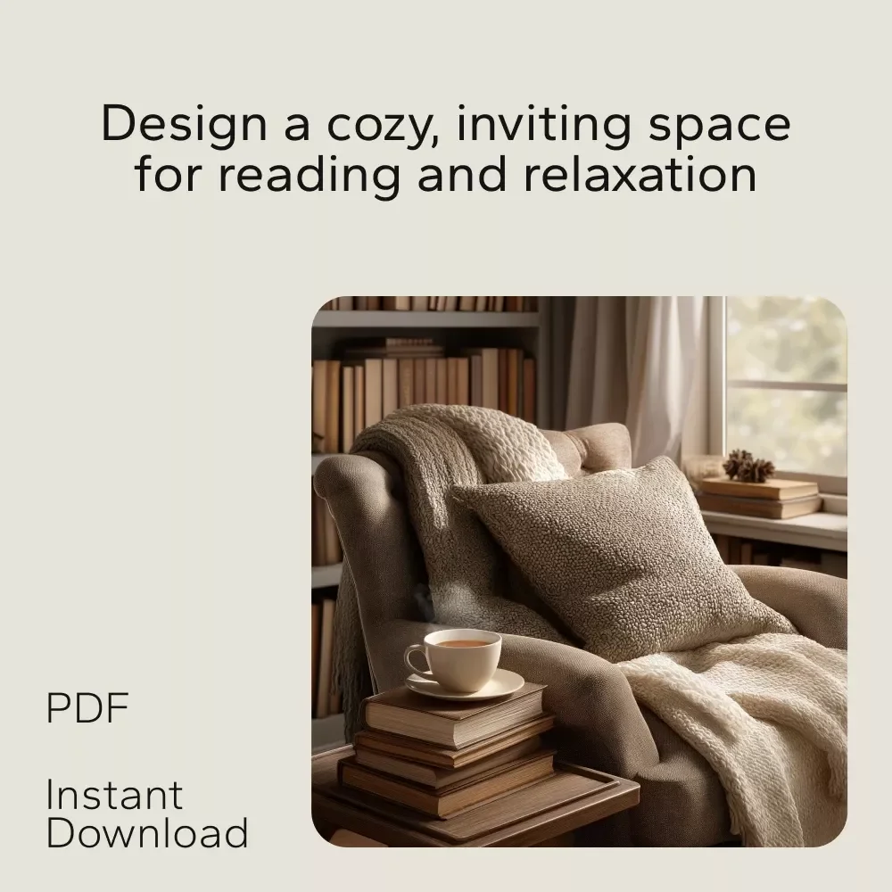 Creating a Warm and Inviting Reading Nook – 3 in 1 Bundle for Cozy Spaces