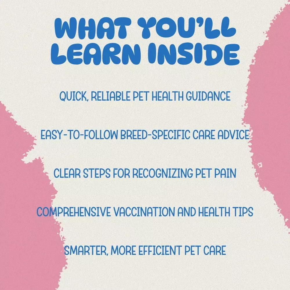 Complete Pet Health Bundle for Every Owner - 5-in-1 Digital Download