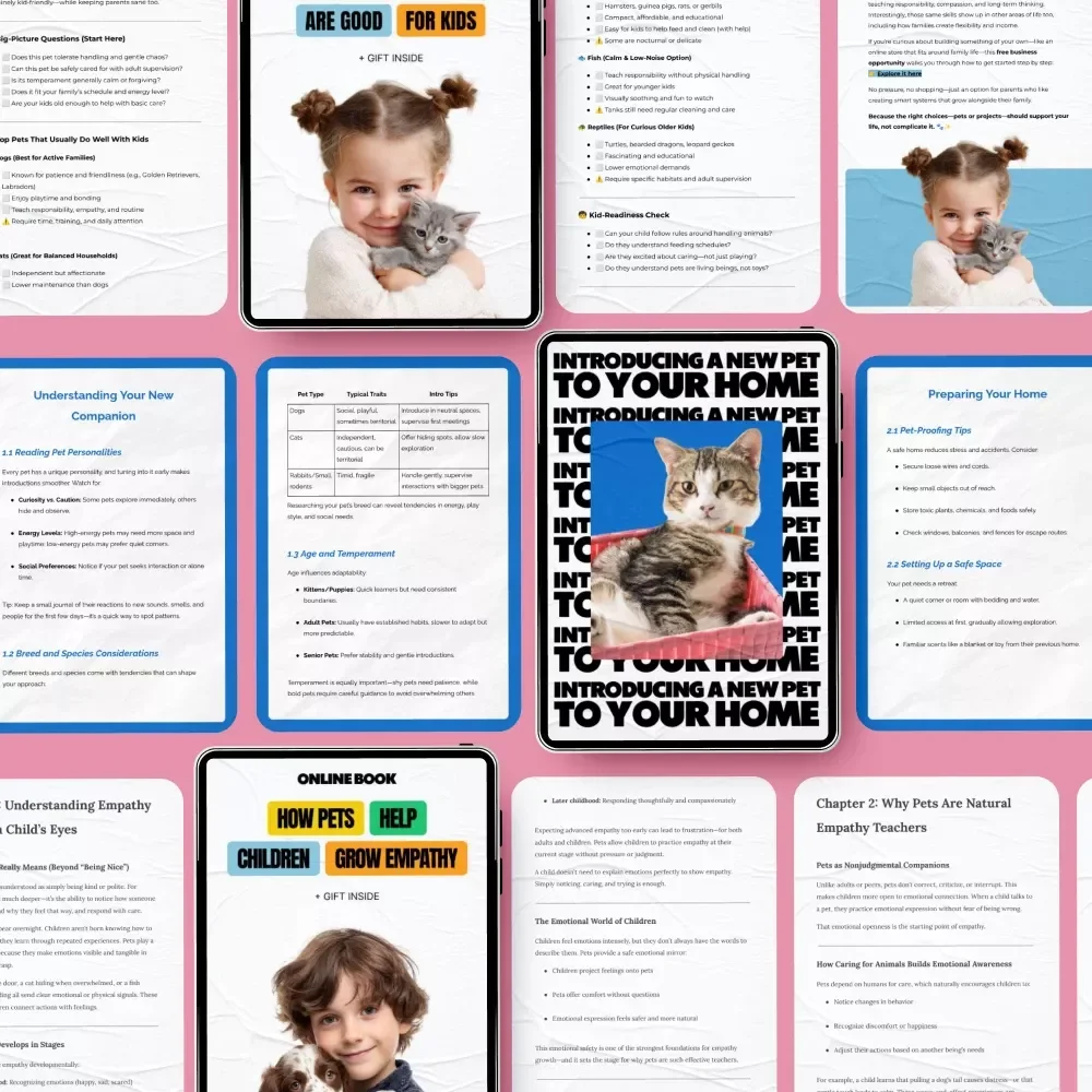 The Right Companion: Family Pet Planning Toolkit - 3-in-1 Bundle of eBooks & Checklist