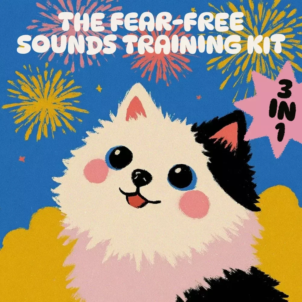 The Fear-Free Sounds Training Kit: 3-in-1 Bundle to Help Dogs Scared of Loud Noises