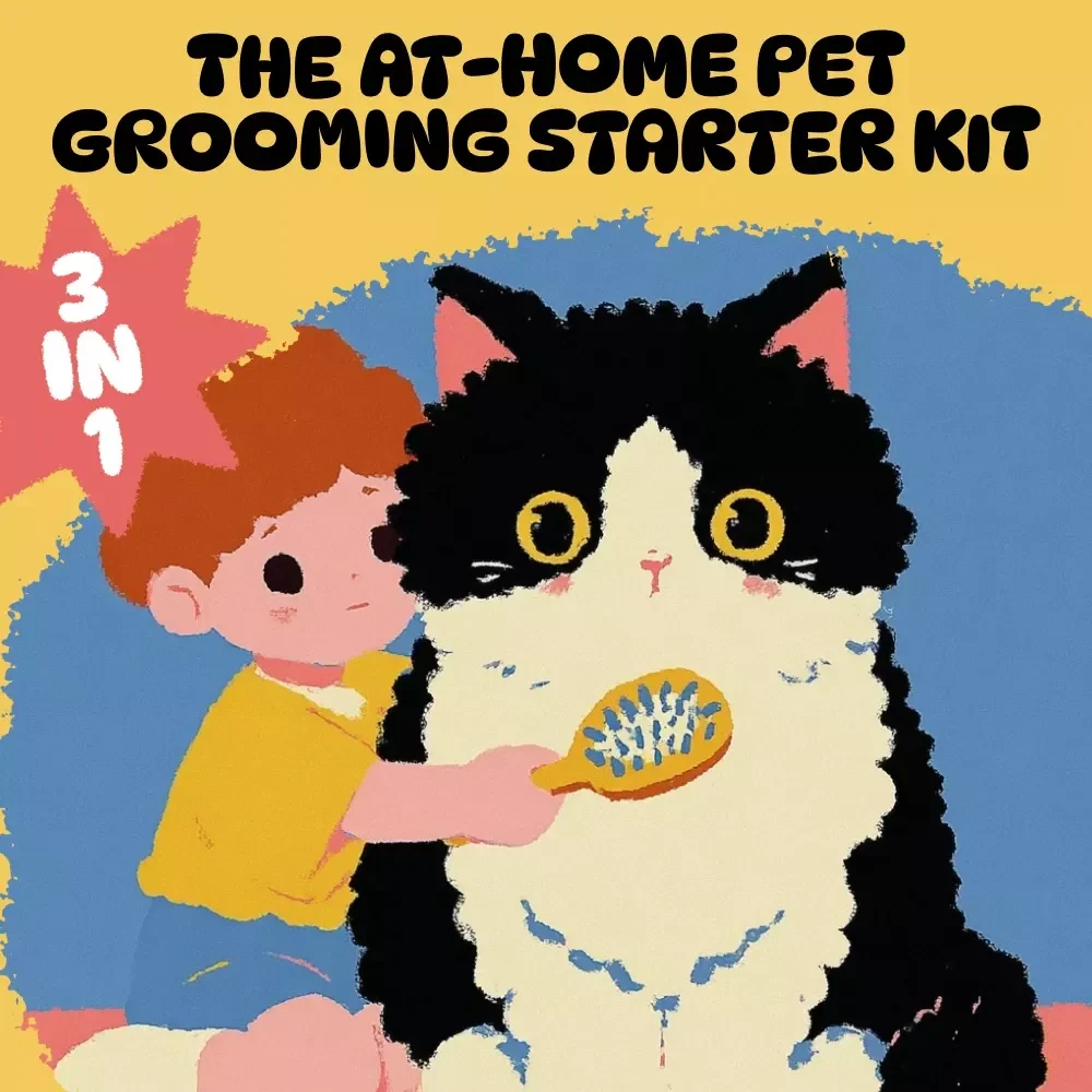 The At-Home Pet Grooming Starter Kit: A 3-in-1 Bundle for Basic Pet Grooming at Home