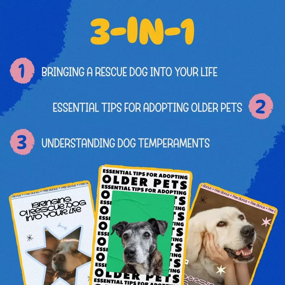 Shelter Dog Adoption Toolkit for a Smooth Start - 3-in-1 Bundle: eBooks & Guides