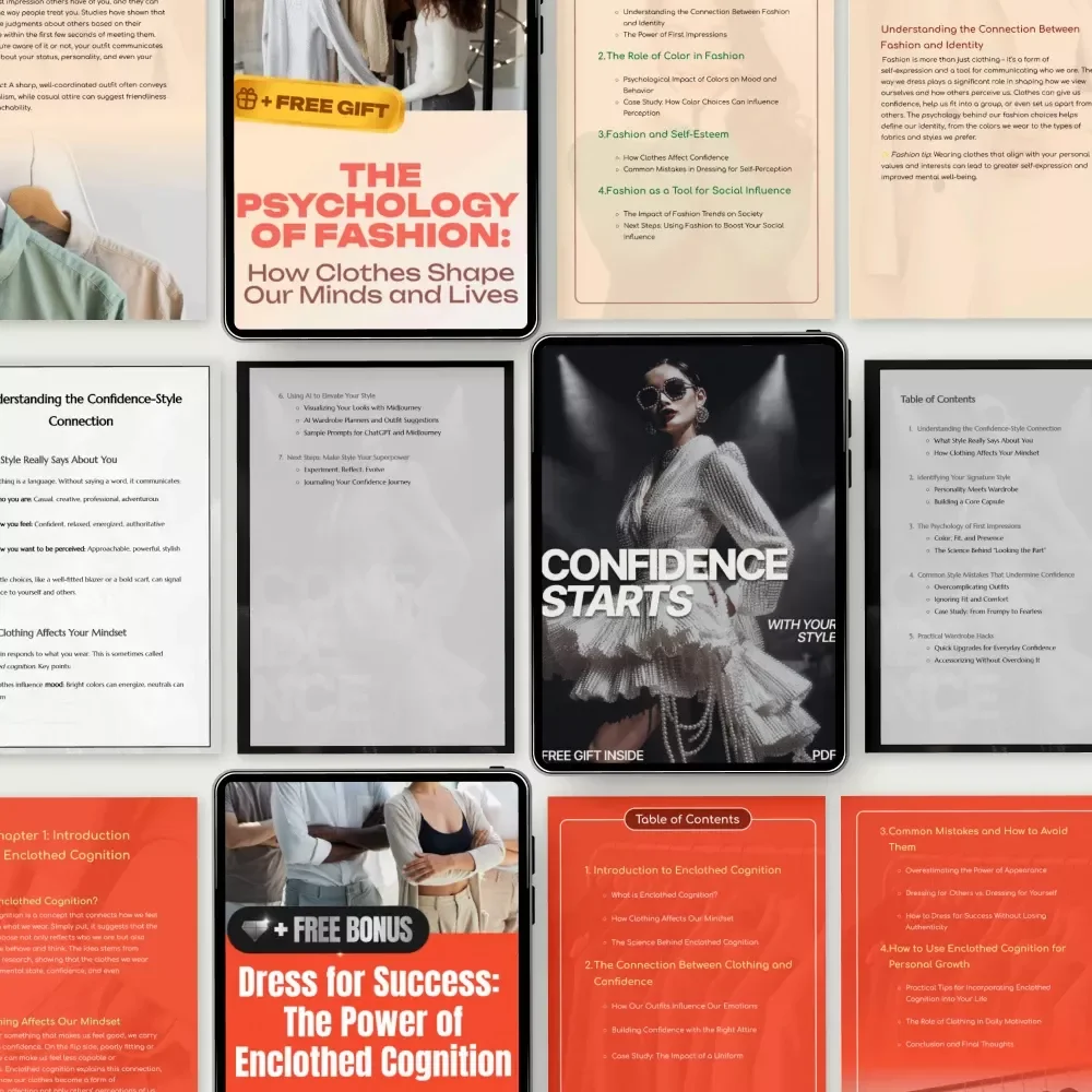Practical System for Enclothed Cognition: 3-in-1 Bundle of Guides, eBooks & Checklists