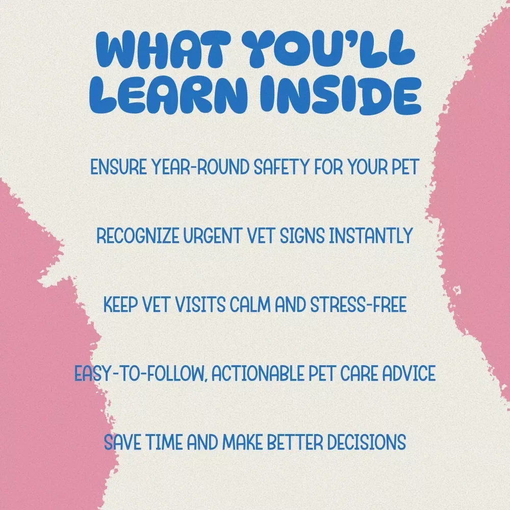 The Simple Pet Wellness Toolkit: A 3-in-1 Bundle for Pet Safety, Vet Visits, & Wellness