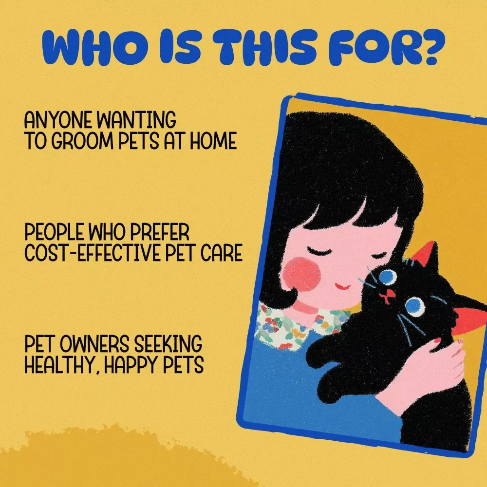 The At-Home Pet Grooming Starter Kit: A 3-in-1 Bundle for Basic Pet Grooming at Home