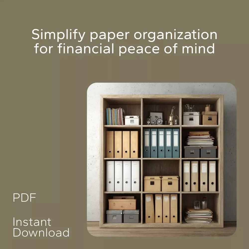 The Personal Finance Paper Control Bundle - Best Way to Store Bills and Receipts