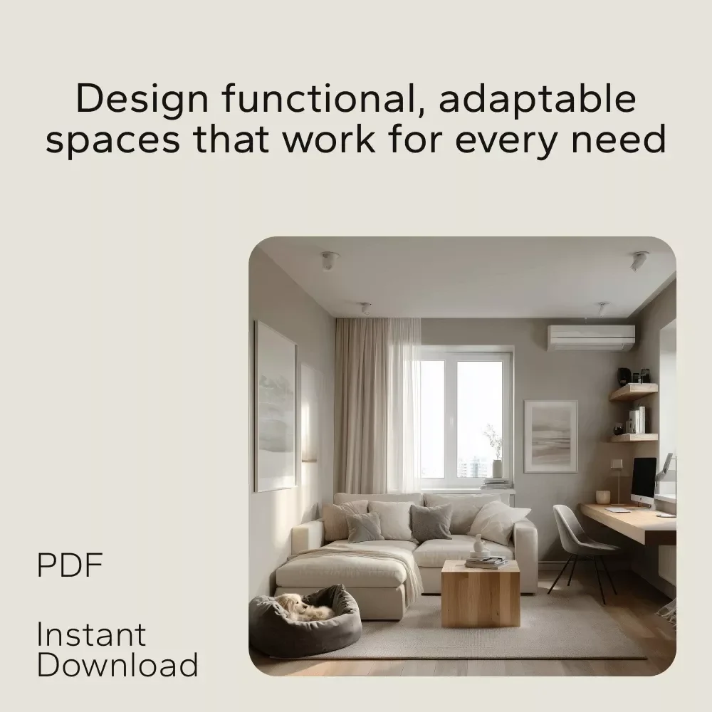 Designing Multi-Use Rooms That Actually Work: 3-in-1 Bundle for Creating Functional Zones