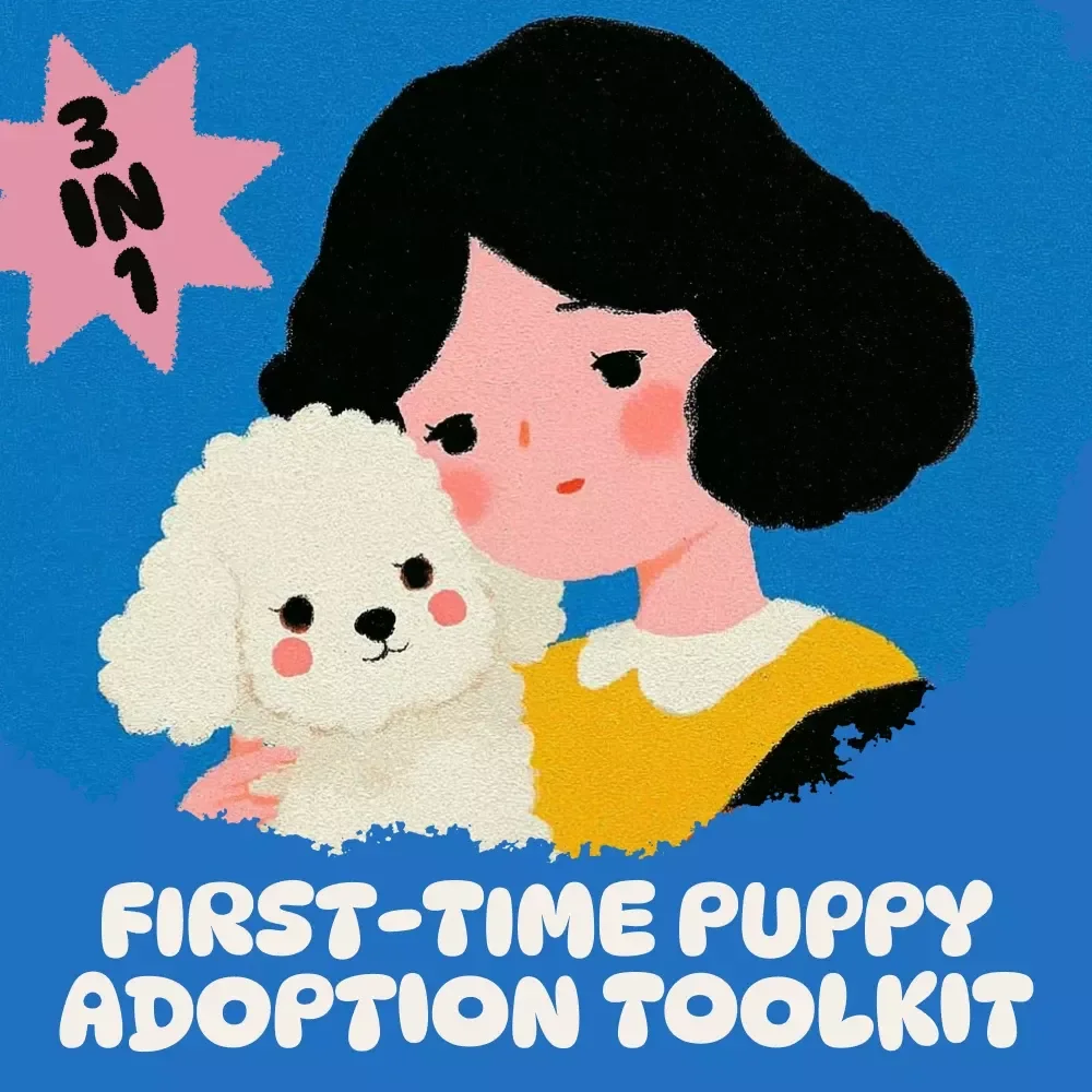 First-Time Puppy Adoption Toolkit - 3-in-1 Bundle for New Dog Owners