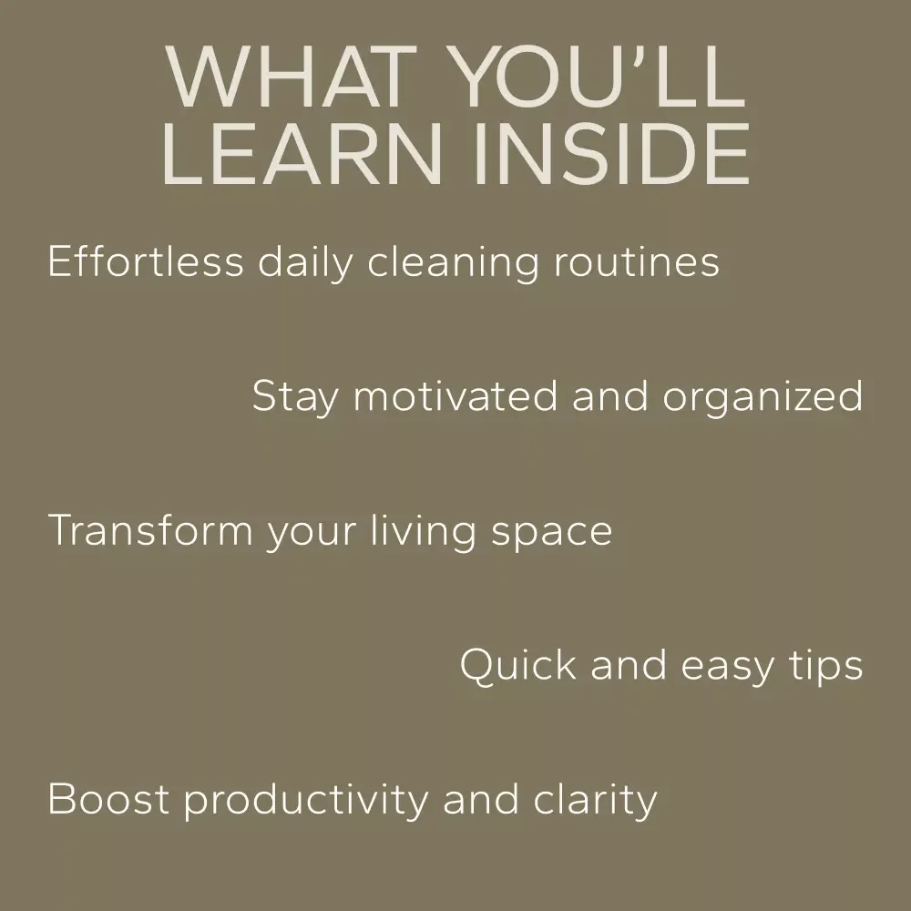 Everyday Cleaning Motivation Bundle: 3-in-1 Digital Downloads for Cleaning & Organizing
