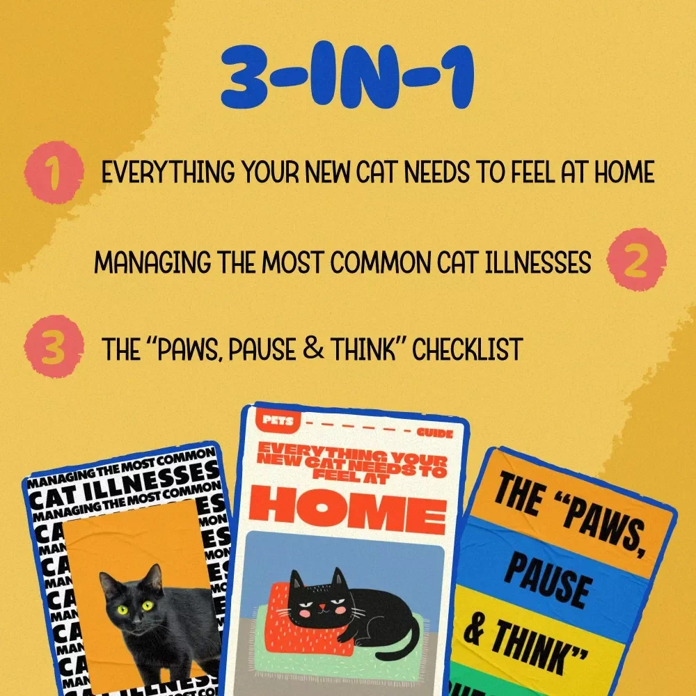 No-Regrets Cat Ownership Planning Pack | 3-in-1 Digital Download Bundle