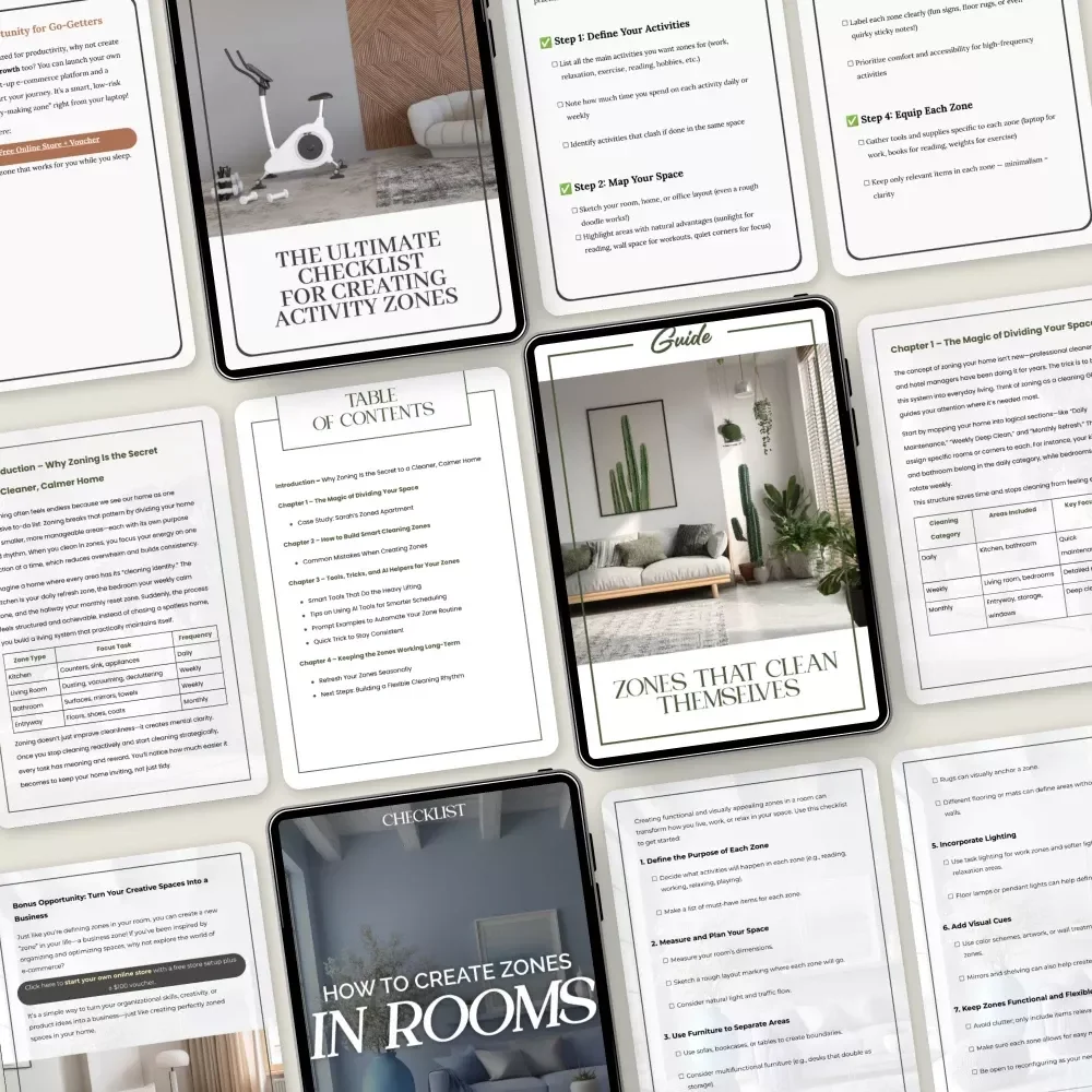 Designing Multi-Use Rooms That Actually Work: 3-in-1 Bundle for Creating Functional Zones