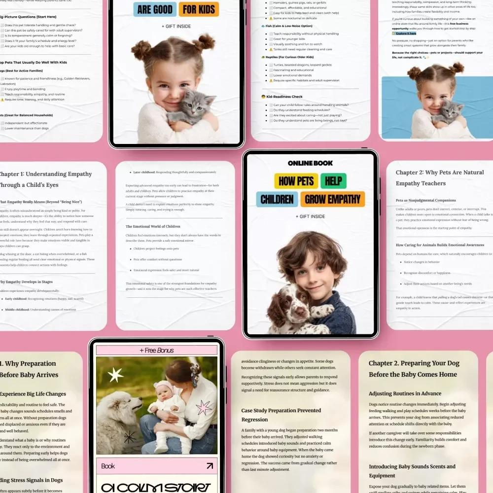 First Friendship Kit for Kids and Pets - 3-in-1 Digital Bundle