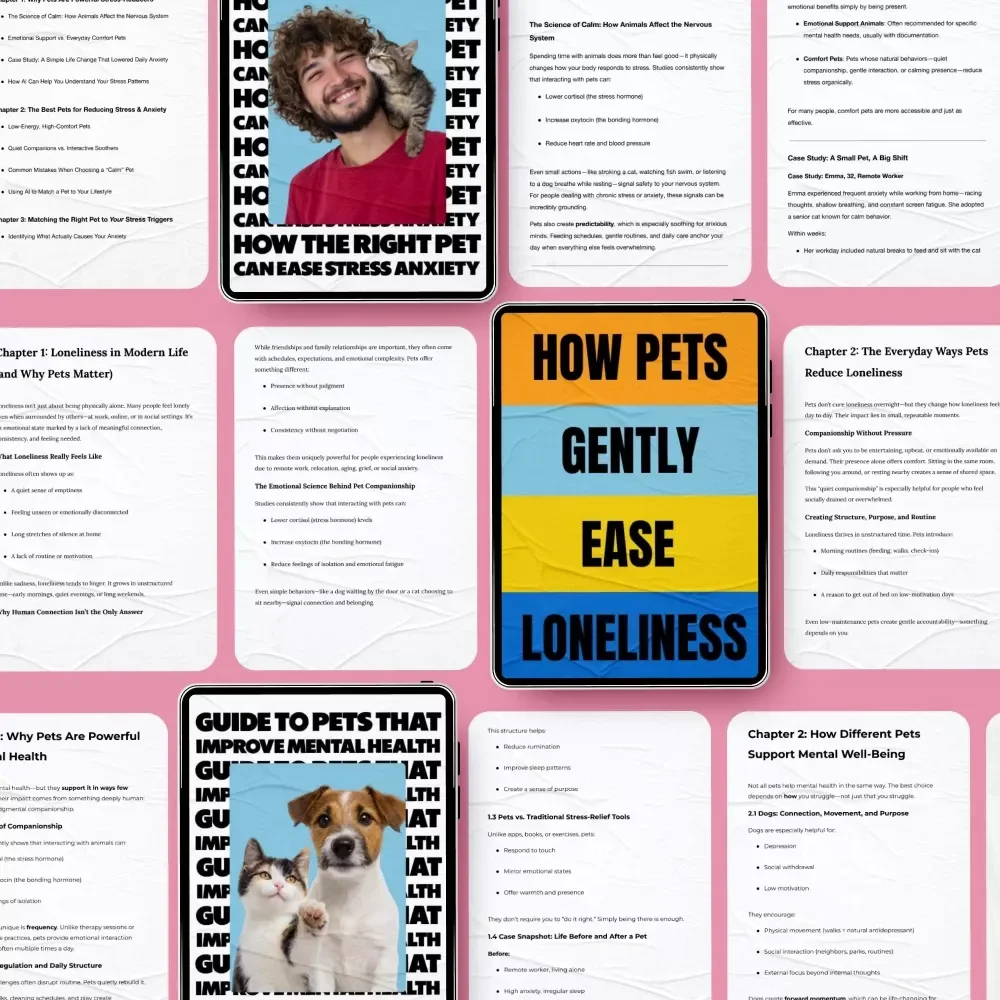 Happy Pet Owner Toolkit for a Healthier and More Joyful Life - 5-in-1 Digital Bundle