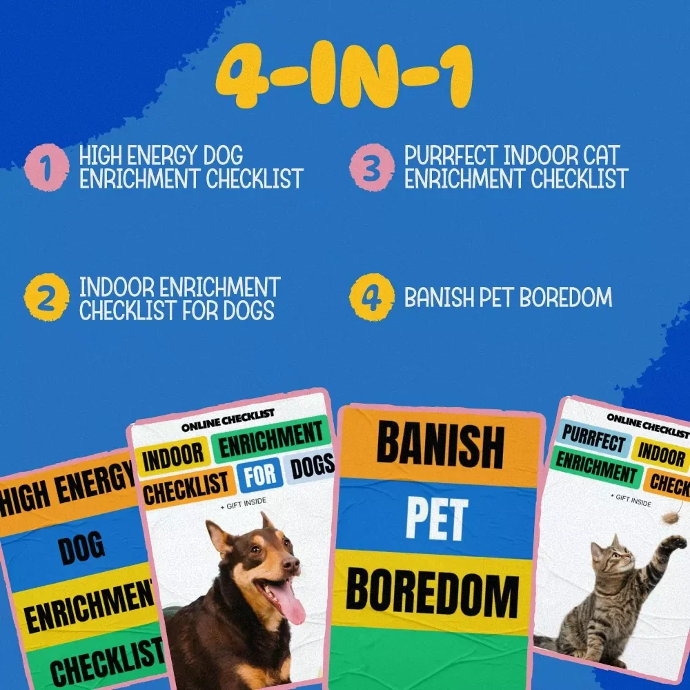 The Enrichment Toolkit for Your Furry Friend - 4-in-1 Digital Bundle for Pet Enrichment
