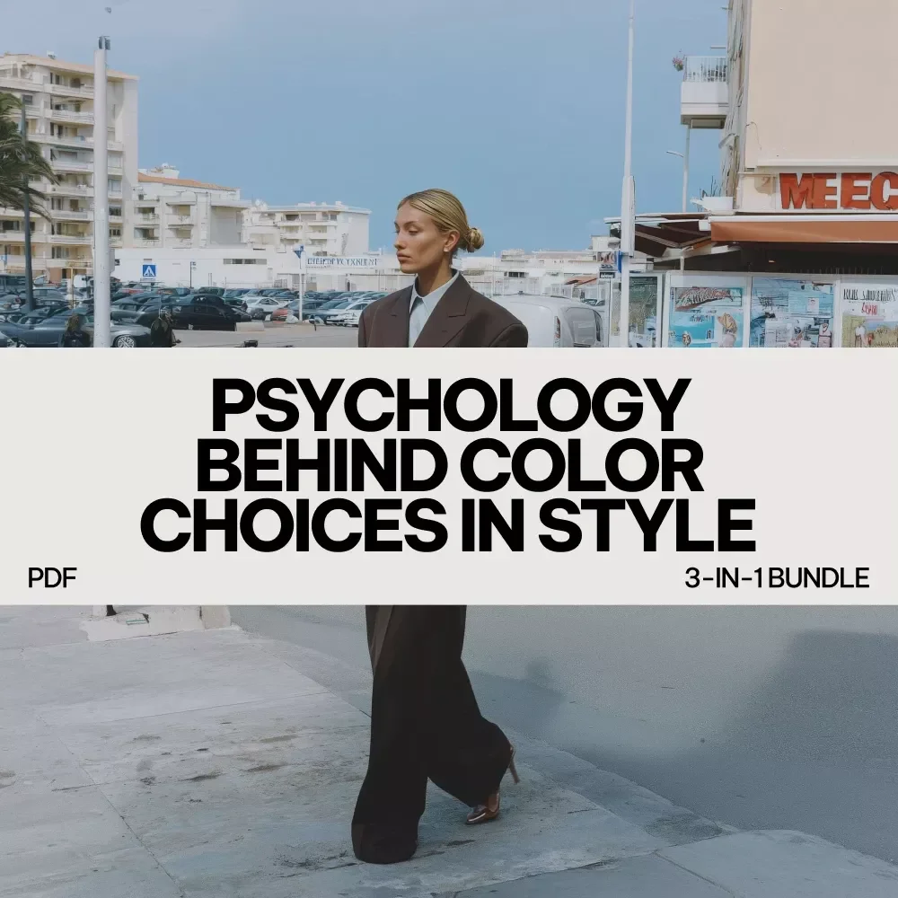 Psychology Behind Color Choices in Style – 3-in-1 Bundle | Psychology of Color in Clothing Guides, eBooks & Checklists
