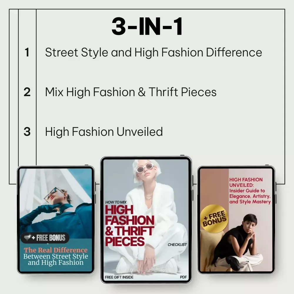 Timeless High Fashion Techniques and Tips: 3-in-1 Bundle of Guides, eBooks & Checklists