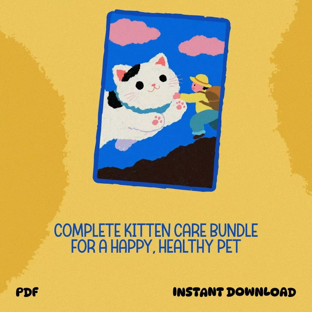 Kitten Care Made Easy Starter Pack | 3-in-1 Bundle of Guides, eBooks & Checklists