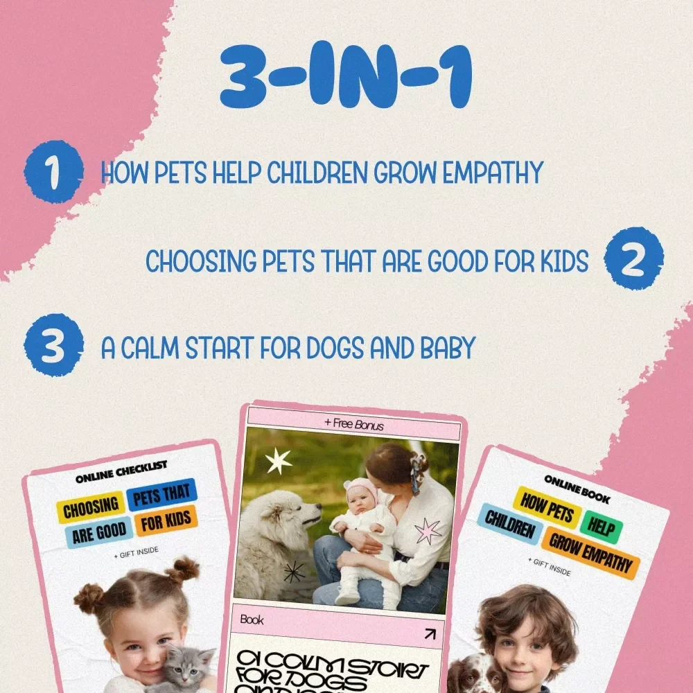 First Friendship Kit for Kids and Pets - 3-in-1 Digital Bundle