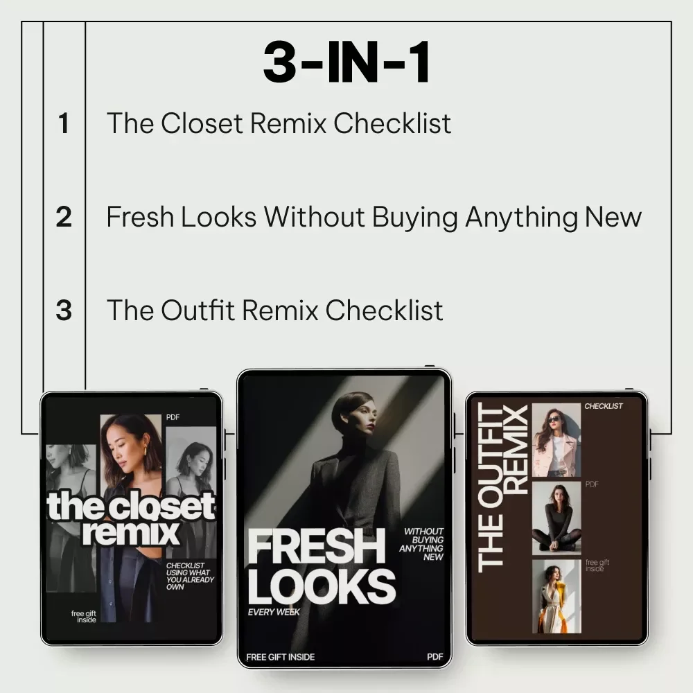 Styling Tricks from Your Existing Wardrobe: 3-in-1 Bundle of Guides, eBooks, and Checklists