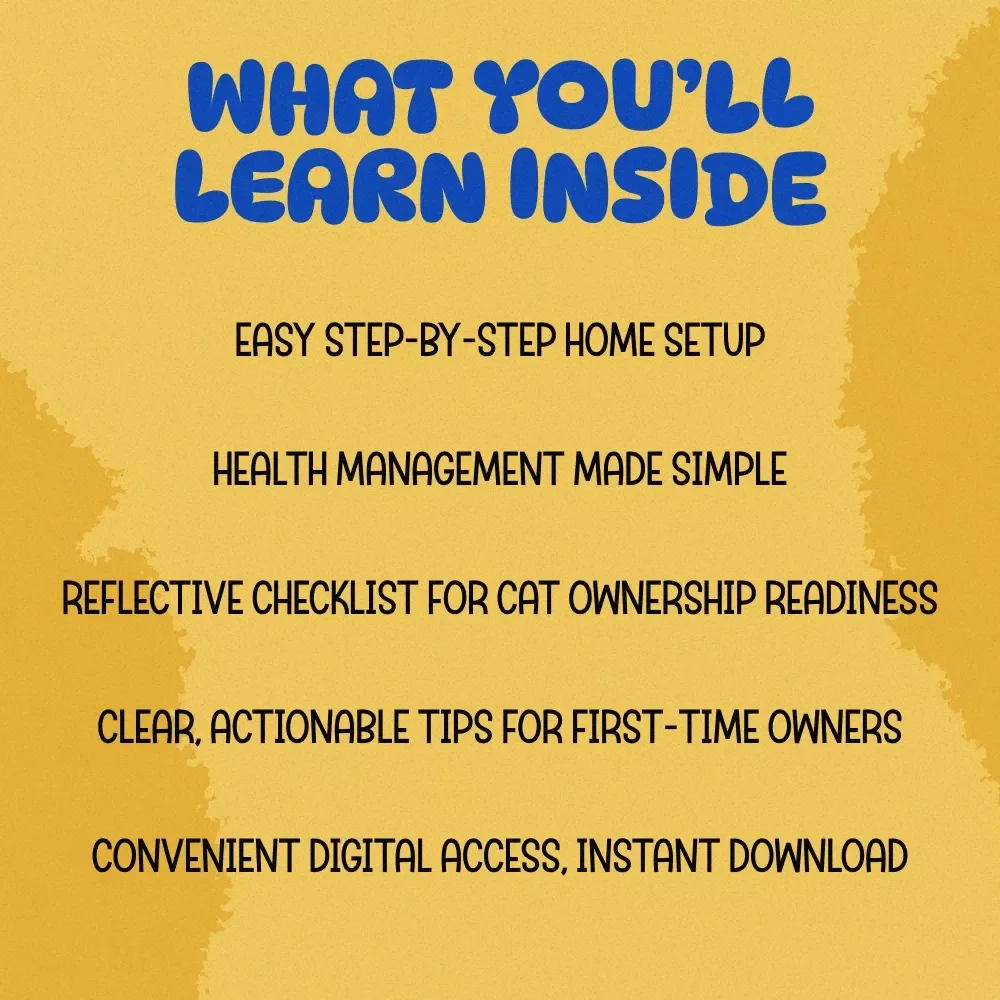 No-Regrets Cat Ownership Planning Pack | 3-in-1 Digital Download Bundle