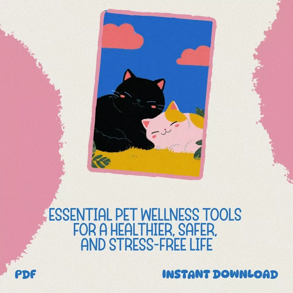 The Simple Pet Wellness Toolkit: A 3-in-1 Bundle for Pet Safety, Vet Visits, & Wellness