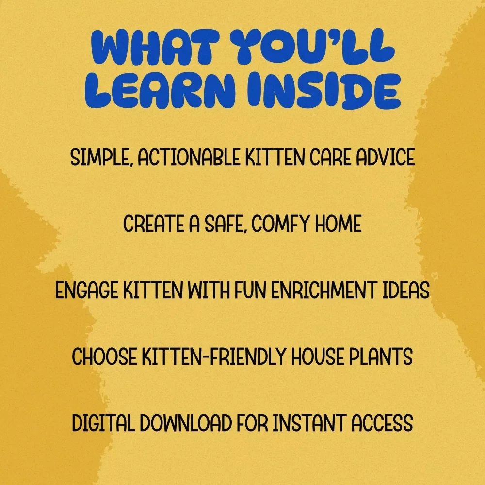 Kitten Care Made Easy Starter Pack | 3-in-1 Bundle of Guides, eBooks & Checklists