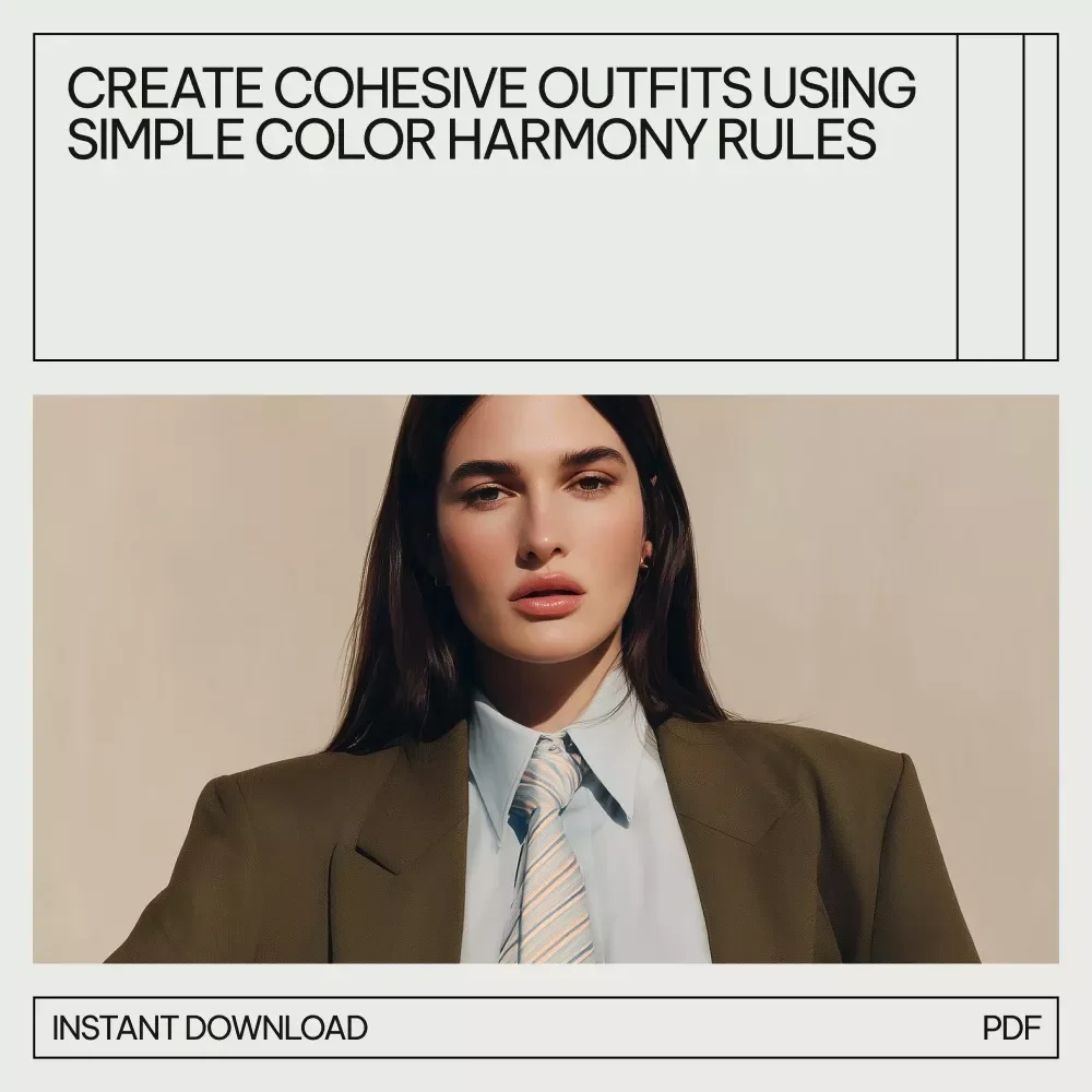 Practical Toolkit for Cohesive Color Looks – 3-in-1 Digital Bundle | Learn which colors make outfits look cohesive