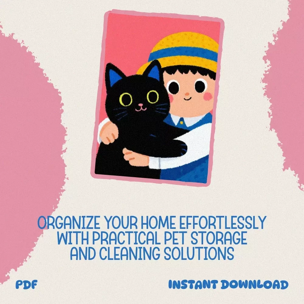 Clean Home Bundle for Pet Owners: 3-in-1 Guide, Checklist & eBook to Keep Home Tidy with Pets