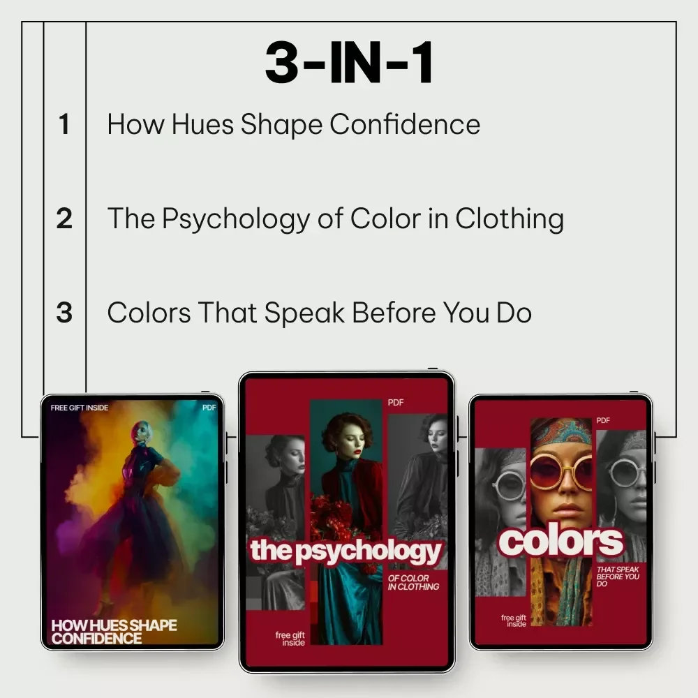 Psychology Behind Color Choices in Style – 3-in-1 Bundle | Psychology of Color in Clothing Guides, eBooks & Checklists