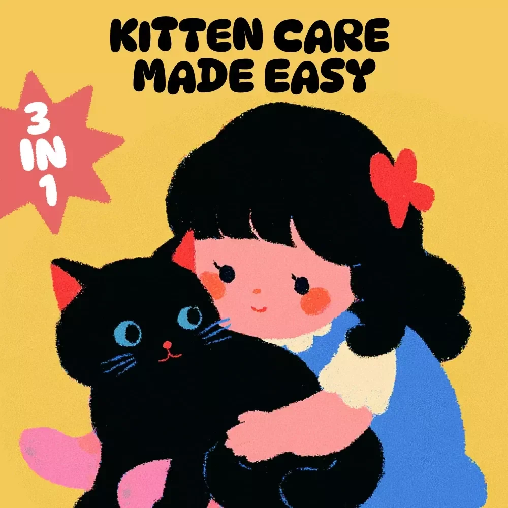 Kitten Care Made Easy Starter Pack | 3-in-1 Bundle of Guides, eBooks & Checklists